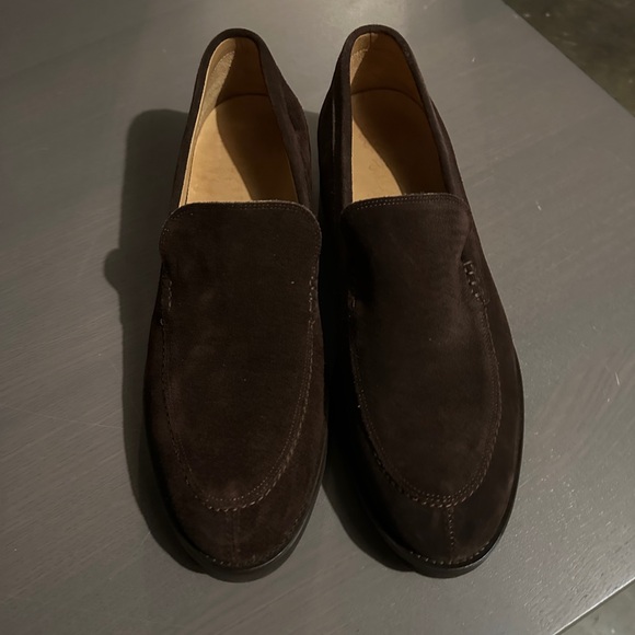 Vince Camuto Other - Men's Espresso Suede Loafers
